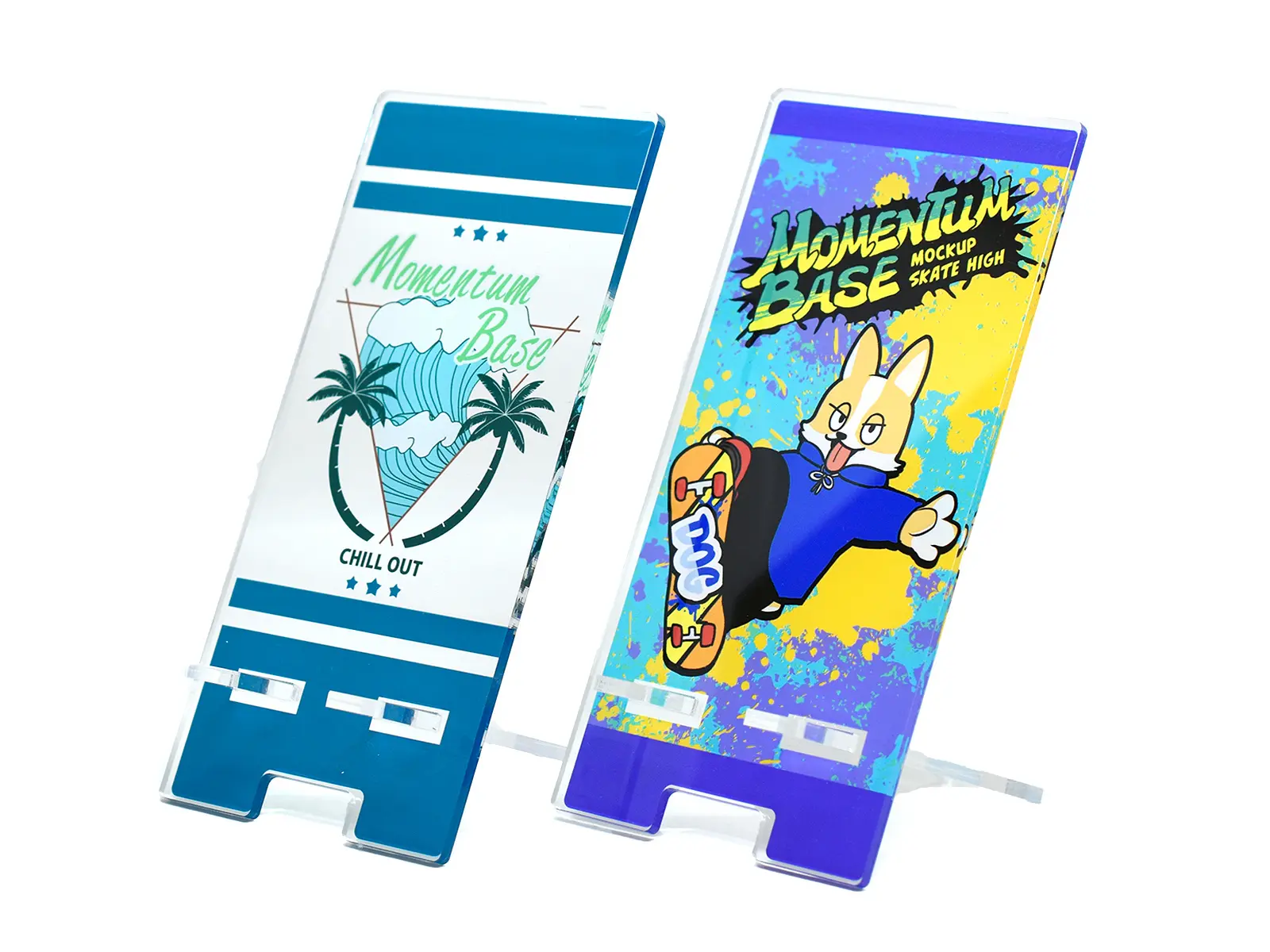 オリジナルアクリルスマホスタンド の作成・制作ならMomentumBase