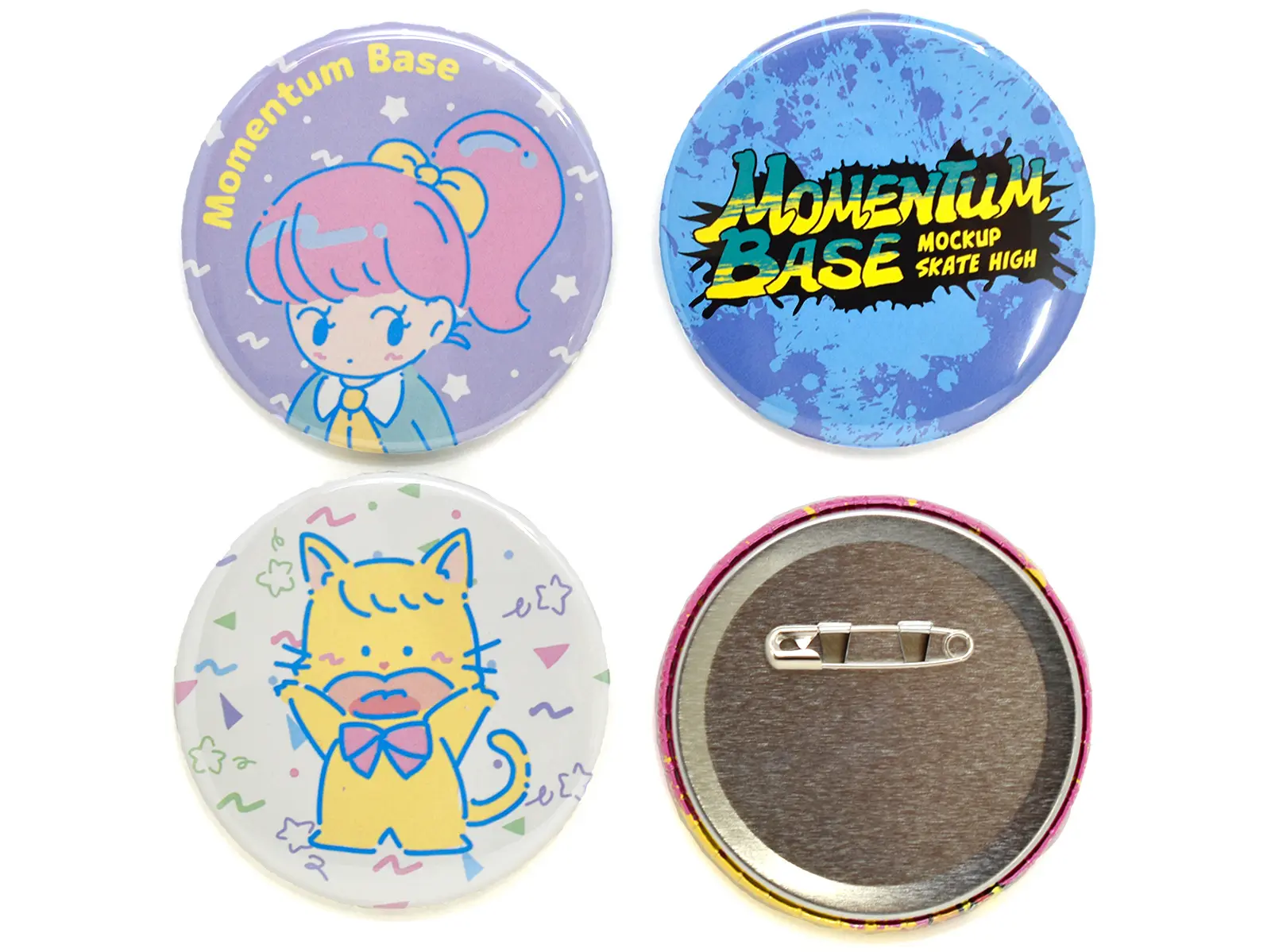 オリジナル缶バッジ の作成・制作ならMomentumBase